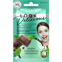 Eveline Cosmetics Look Delicious Smoothing Face Bio Mask Mint &amp; Chocolate 10ml