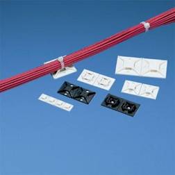 Panduit Montageplade Sort Med Lim 28x28