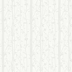 Laura Ashley Cottonwood Wallpaper White