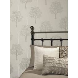 Albany Opus Vinyl Ornella Wallpaper Grey