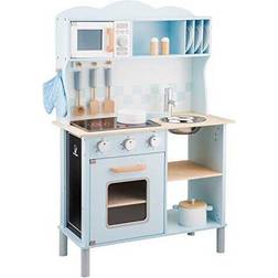 New Classic Toys Cucina giocattolo Modern con piano cottura blu