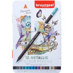 Royal Talens Bruynzeel Expression Farveblyanter Metallic 12-Pak