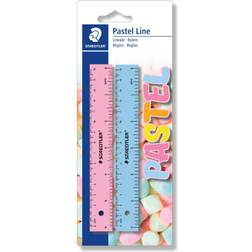 Staedtler Set med plastlinjaler Pastell 2-pack