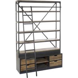 Dkd Home Decor Librería Metal Pino 160 x 45 x 243 cm Armario