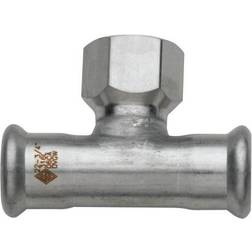22 x 3/4" x 22 mm TURBO Inox tee muffe