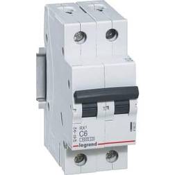 Legrand Automatsikring RX3 C 20A 2P, 2M, 6kA