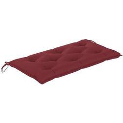 vidaXL - Chair Cushions Red (100x50cm)