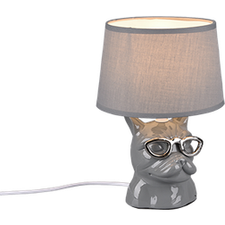 Trio Lighting Doseret E14 grå Bordlampe 29cm