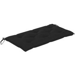 vidaXL - Chair Cushions Black (100x50)