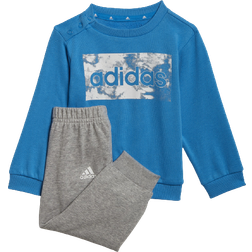 adidas Infant Essentials Sweatshirt & Pants - Bright Blue/White (HF1910)