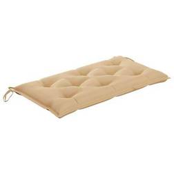 vidaXL - Cojín de silla Beige (100x50cm)