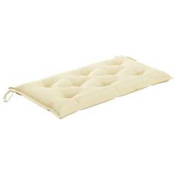 vidaXL - Chair Cushions Beige (100x50cm)