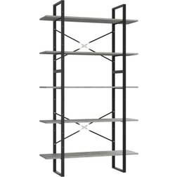 vidaXL 5-Tier Estantería de libros 175cm