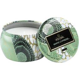 White Cypress Petit Tin Doftljus 113g