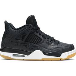 Nike Air Jordan 4 Retro GS - Black/White-Gum Light-Brown