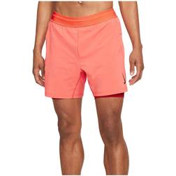 Nike Yoga 2 in 1 Shorts Men - Magic Ember/Redstone/Redstone