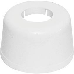 Faluplast Falu 58000, Golvhuv/Vägghuv, vit, Hål 40mm