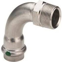 VIEGA 54x2" Sanpr. Inox Ovg.bøj. 90°