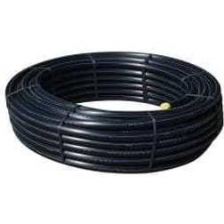 Wavin 25 mm PE80 PN10 SDR11 rør, sort/blå, 25 m