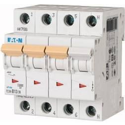 Eaton Automatsikring 13A 3P N C 4M 10KA