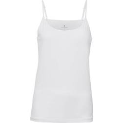 JBS Cotton Top with Narrow Straps - White