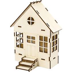 Creativ Company Huskonstruktion, H: 24 cm, djup 6(12,5) cm, B: 19 cm, 1 st