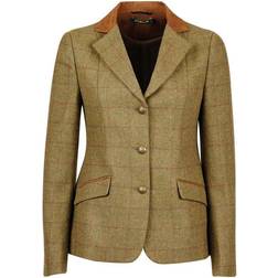 Dublin Children’s Albany Tweed Suede Collar Tailored Jacket - Brown