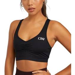 ICANIWILL Scrunch Bra - Black