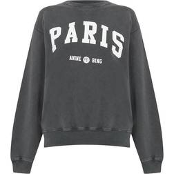 Anine Bing Ramona New York University Sweatshirt - Washed Black