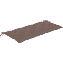 vidaXL - Chair Cushions Brown (120x50cm)