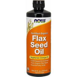 Now Foods Certified Organic Flax Seed Oil 710ml