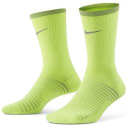 Nike Spark Lightweight Running Crew Socks Unisex - Volt