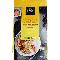 Urtekram Muesli Crunchy Oats & Raisins 450g