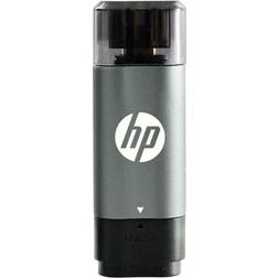 HP Pendrive Memoria Usb 3.2 X5600c Usb-c/a 64gb