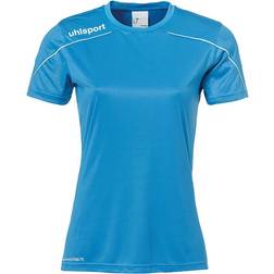 Uhlsport Stream 22 Short Sleeve Jersey Women - Cyan/White