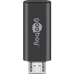 Goobay USB Micro B - USB C M-F Adapter