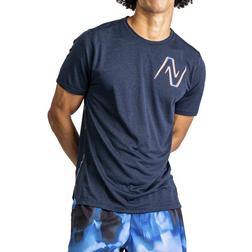 New Balance Graphic Impact Run Short Sleeve Men - Eclipse heather