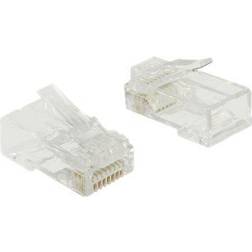 DeLock Crimp+Cut RJ45 UTP Cat5e Mono Adapter 20 Pack