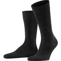 Falke Family Mens Cotton Socks - Anthra Mel