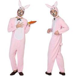 Th3 Party Rabbit Costume for Adult Pink 2 pcs