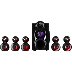 Auna X-Gaming 5.1 Sistema Audio 380 W Max. Subwoofer BT USB SD