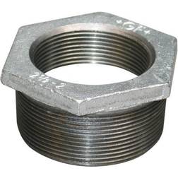 +GF+ 2.1/2" x 1.1/2" Galvaniseret nippelmuffe