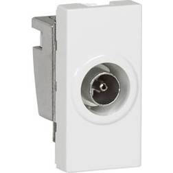Legrand Tv-stik han 9,52mmÂ&1m hvid (5 stk)