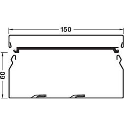 Hager Kabelkanal komplet lfs 60150 2 meter