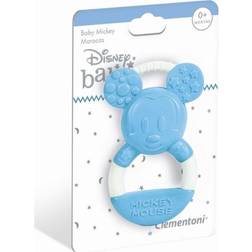 Clementoni 17343 -Disney Mickey New-Born Toys-Baby teether Suitable for 0 Months and Older-Machine Washable and Paint Free, Multi-Colour, one Size