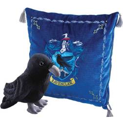 The Noble Collection The Ravenclaw House Mascot & Cushion Officially Licensed 13in (34cm) Harry Potter Toy Dolls Ravenclaw Raven Mascot Plush For Kids & Adults