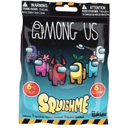 Among Us, Squishme Anti-Stress Figurer 6 cm osorterade