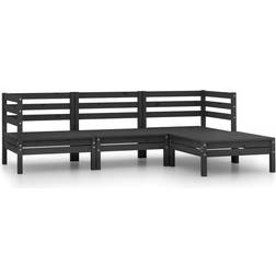 vidaXL 806626 Loungeset, Bord inkl. 3 Soffor