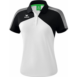 Erima Premium One 2.0 Polo Shirt Women - White/Black/White