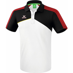 Erima Premium One 2.0 Polo Shirt Men - White/Black/Red/Yellow